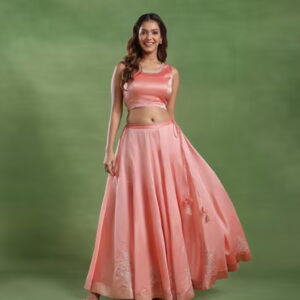 Orange Cotton Silk Choli